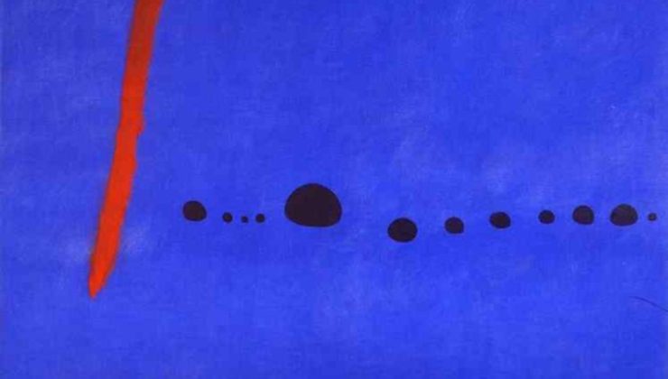 Joan Miro, “Bleu II” (1961)
