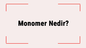 monomer nedir
